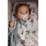 Elodie Bamboe fopspeen 3m+ Silicone - Lilly White