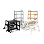 Ette Tete Leertoren Step'n Sit - Inklapbaar tot tafel en stoel - Zwart- Met extra support