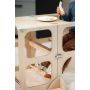 Ette Tete Leertoren Step'n Sit - Inklapbaar tot tafel en stoel - Naturel - Met extra support