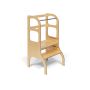 Ette Tete Leertoren Step Up Verstelbaar - Naturel/Wooden