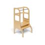 Ette Tete Leertoren Step Up Verstelbaar - Naturel/Wooden