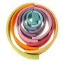 Grimm's Regenboog 12-delig, Pastel kleuren houten speelgoed - 10673