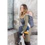Pure Baby Love Draagdoek luxury light/dark grey
