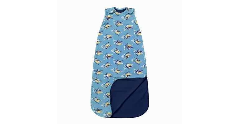 SuperLove Merino Baby Slaapzak - All Season - Blue Tit- 0-24 mnd