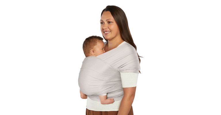 Ergobaby  Aura Draagdoek Duurzaam Mesh Soft Grey