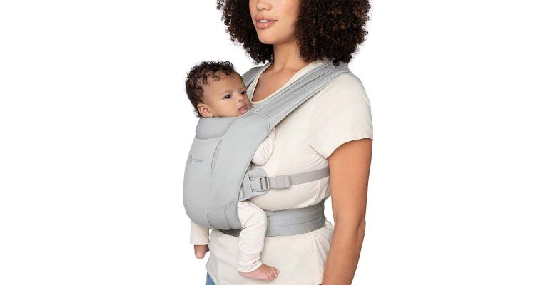 Ergobaby draagzak Embrace Soft Air Mesh - Soft Grey