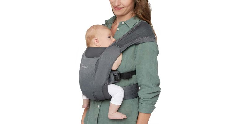Ergobaby draagzak Embrace Soft Air Mesh - Washed Black