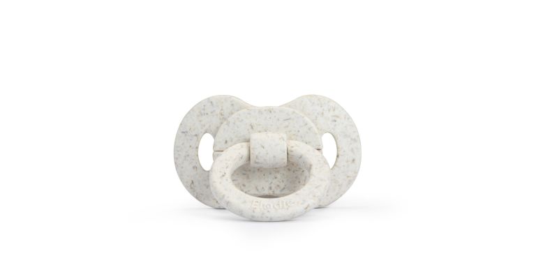 Elodie Mini Bamboe Fopspeen <3m Silicone - Vanilla White