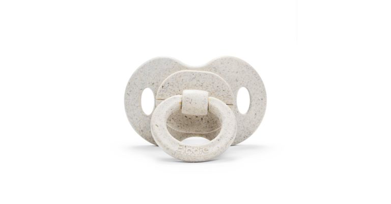 Elodie Bamboe fopspeen 3m+ Silicone - Lilly White