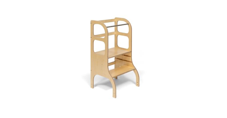 Ette Tete Leertoren Step Up Verstelbaar - Naturel/Wooden