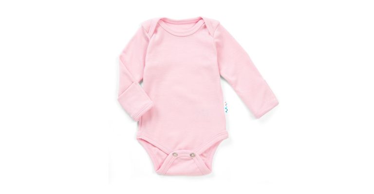 SuperLove Merino Baby Rompertje Blush Pink