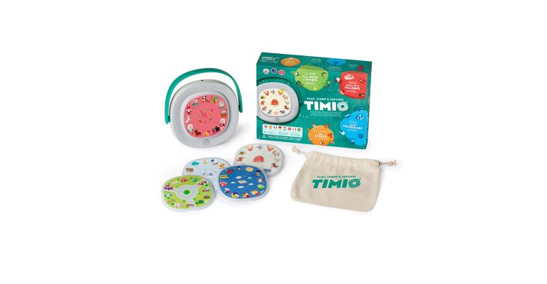 Timio interactieve educatieve audio - muziekspeler + 5 discs Oplaadbaar