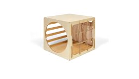 Ette Tete Cubitri - Houten speel kubus met touw
