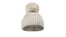 Elodie Wollen Beanie Creamy White