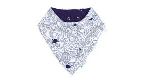 SuperLove Merino Bandana Bib - Drifting Off